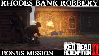 Special Rhodes Bank Robbery Mission with Charles and Uncle  Red Dead Redemption 2 [upl. by Winikka]