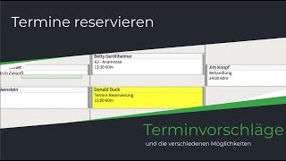 Terminreservierungen [upl. by Marylou]