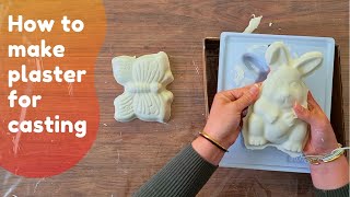 How to make plaster for casting [upl. by Airam]