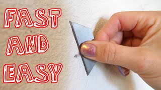 Best Way To Fix Nail Holes In A Wall [upl. by Betti]