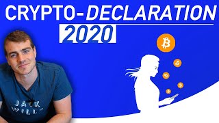 Crypto Déclaration fiscale 2020  Fiscalité les Bases [upl. by Feliza]