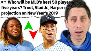 They Predicted The Top 50 Players in MLB 5 Years Ago [upl. by Llireva]