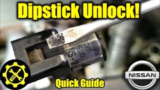 Unlock Nissan CVT Transmission Dipstick [upl. by Entirb]