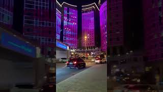 Barwa Towers night view C Ring Road Doha Qatardohaqatar travelvlog city y [upl. by Ereveniug700]