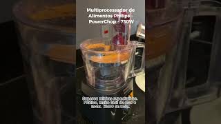 Multiprocessador de Alimentos Philips  PowerChop 750W [upl. by Nedyarb]