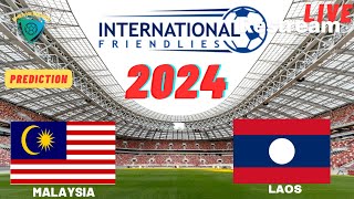 Malaysia vs Laos Live Stream FIFA International Friendly 2024 Commentary Score amp Highlights [upl. by Ordnasela]