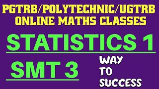 PGTRB MATHS STATISTICS 1 [upl. by Feeley]