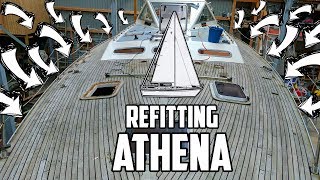 Sail Life  Going inside amp removing deck hardware  DIY sailboat refit [upl. by Noired]