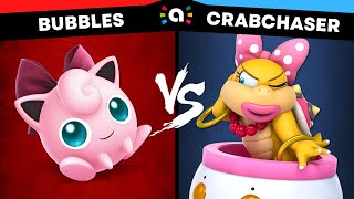 Bubbles Jigglypuff vs Crabchaser Wendy  Super Smash Bros Ultimate Amiibo Fights [upl. by Tower694]