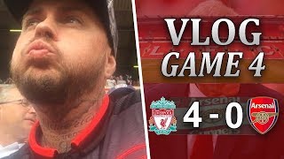 LIVERPOOL 4 v 0 ARSENAL  WENGER OUT  MATCHDAY VLOG [upl. by Chapin]