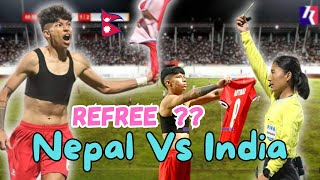 Nepal vs India women’s SAFF championship controversy  womens football [upl. by Palermo]