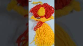 Woollen Doll Making Tutorial ।।Doll Making Ideas ।।sotaaartdesign9897 shorts [upl. by Thibaut]