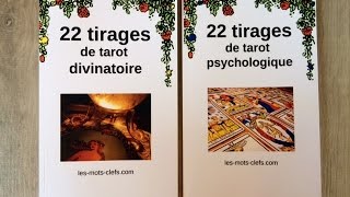 📔 22 tirages de tarot divinatoire  psychologique  E Iger review video [upl. by Lotz]