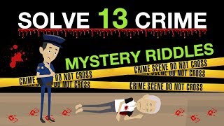 13 Unsolved Mystery Crime Riddles Only Smartest People Can Solve  Can You Do It [upl. by Seidler]