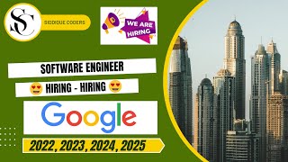 Google Hiring Freshers 2023 2024 2025  BE BTech MCA  Apply Now [upl. by Tatiana282]