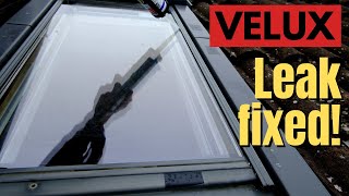 Leaky VELUX window fix  Cheap DIY solution for leaking VELUX skylights [upl. by Yort]