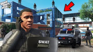 GTA 5  Franklin Becomes The Most Special Swat Soldier In GTA 5 GTA 5 Mods [upl. by Kathy]