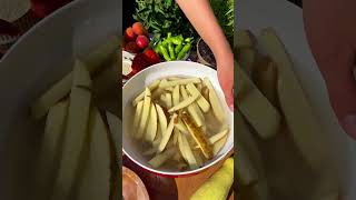 Air Fryer Crispy Seasoned Fries I Pt 2 Summer BBQ recipes [upl. by Enyawed]