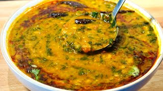 SPINACH amp LENTILS INDIAN STYLE  PALAK DAL TADKA RECIPE [upl. by Gayelord]