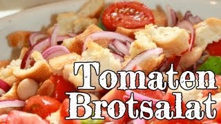 Rezept  TomatenBrotsalat Red Kitchen  Folge 186 [upl. by Hannon]