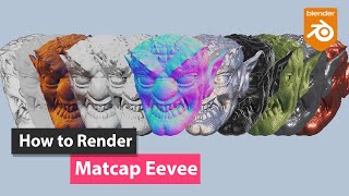 How To Render Matcap [upl. by Ridglee]