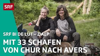 Flavia amp Fabiennes 60 km Wanderung mit 33 Schafen  ZAlp – SRF bi de Lüt  2020  23  SRF [upl. by Emlyn944]