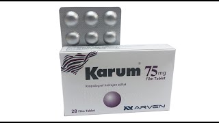 KARUM Klopidogrel Nedir Niçin Kullanılır Nasıl Kullanılır Yan Etkileri Nelerdir [upl. by Gittel]