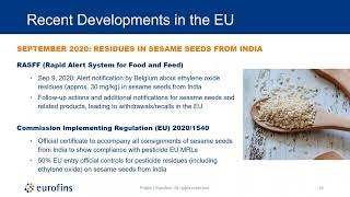 Ethylene Oxide in Food Webinar [upl. by Anahsak]