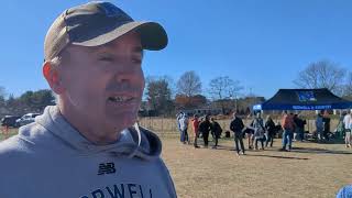 Norwell coaches talk about the teams victory in the girls race at the MIAA Div 3A Championships [upl. by Helaine]