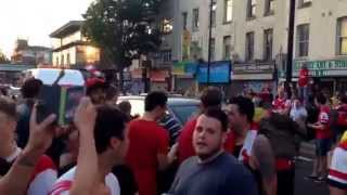 Arsenal fans takeover Holloway Road after FA Cup Final [upl. by Buiron]