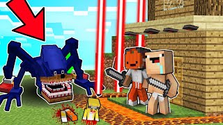 Construí la CASA MAS SEGURA VS SHIN SONIC en MINECRAFT 😱🏠 BEBE NOOB y TIKKO [upl. by Annodahs180]