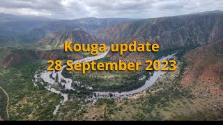 Kouga dam update 28 September 2023 dam level reach 79 and is expected reach overflow level [upl. by Barrow]