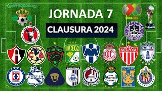 PRONÓSTICOS JORNADA 7 CLAUSURA 2024 LIGA MX [upl. by Mcdonald321]