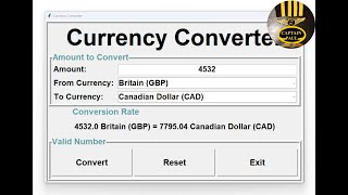 How to Create a Currency Converter using Tkinter in Python  Full Tutorial [upl. by Nawat]