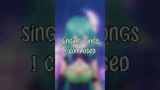 Singing Songs I COMPOSED CHIMERA by Takanashi Kiara shorts [upl. by Lledniw]