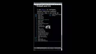 Yay Emacs Embark completion with Ch [upl. by Aciemaj]