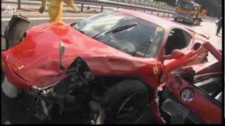 The Worlds Most Expensive Car Crash  Ferrari Fleet Ruined in Pricey Japan Pileup [upl. by Asilahs335]