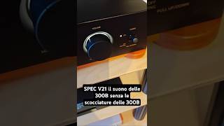 SPEC V21 integrato a stato solido giapponese con il tipico tube sound delle 300B [upl. by Lehteb]