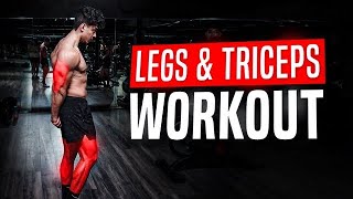 An AESTHETIC Legs amp Triceps Workout [upl. by Turley]