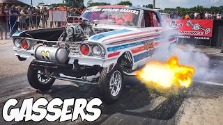 Best Compilation Rarest GASSERS Of The 60s 💨 Part 6 King Ride Drag Racing [upl. by Dunn124]