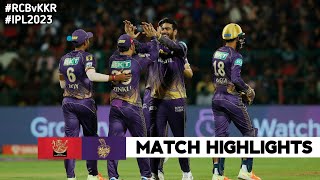 RCB vs KKR Match 36 IPL 2023 Match Highlights  kkr vs rcb ipl highlights ipl 2023 highlights today [upl. by Etnomed]