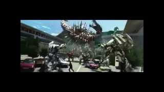 Transformers La era de la Extinción Autobots amp Dinobots vs Decepticons [upl. by Gunner]