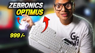 ZEBRONICS OPTIMUS Gaming Keyboard amp Mouse Combo Unboxing MrChamber [upl. by Yolanda260]