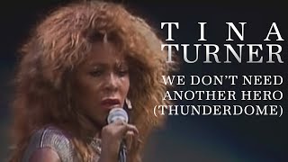 Tina Turner  We Dont Need Another Hero Official Music Video Live [upl. by Esilrahc]