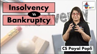 How Insolvency is different from Bankruptcy  Insolvency vs Bankruptcy [upl. by Meagan]