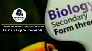 BIOLOGY  Form Three  Chapter 1  Lesson 2 Inorganic compounds Ustad Abdi Yusuf [upl. by Bum]