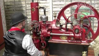 Ruston Hornsby Gas oil Engine startup [upl. by Bergess]