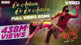 Oo Antava Mawa Oo Oo Antava Video Song Telugu Pushpa Songs Allu Arjun DSP Sukumar Samantha [upl. by Pence103]