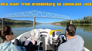 Ohio River 140 mile boat trip pt1 [upl. by Nelyk]