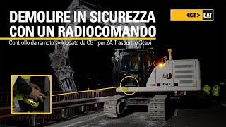 Demolire in sicurezza con un radiocomando la soluzione di CGT [upl. by Eniaj]